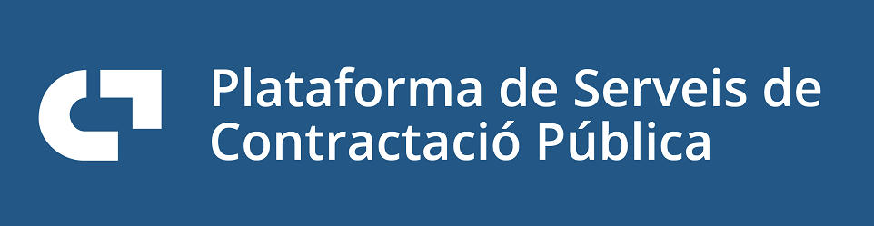 Logo Plataforma de Serveis de Contractació Pública Logotip de la Plataforma de Serveis de Contractació Pública.